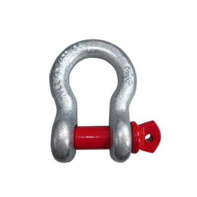 China High Quality Heavy Industry Alloy Red/Yellow/Organge/Any Color Bolt & Nut Shackle For Conntecting Chains &Riggings for sale