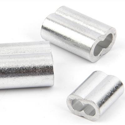 China Hot Selling Low Prices Primary Color Aluminum Wire Rope Sleeve /Aluminum Ferrules For Wire Rope Fittings for sale