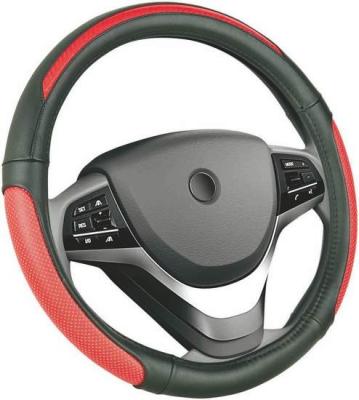 China High quality PU leatherette steering wheel cover for sale