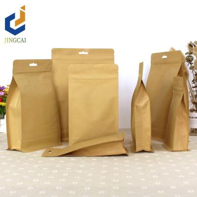 China Self Sealing Ziplock Bags Eight Side Seal Disposable Custom Paper Kraft Paper Bags Self Sealing Tea Packaging Portable Sealing Plastic Pouches Holes Wholesale for sale