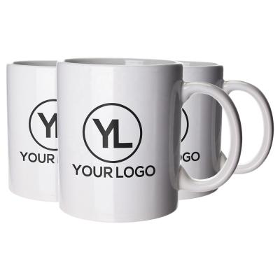 China Viable Sale Personalized Traditional White Ceramic Coffee Mugs for sale