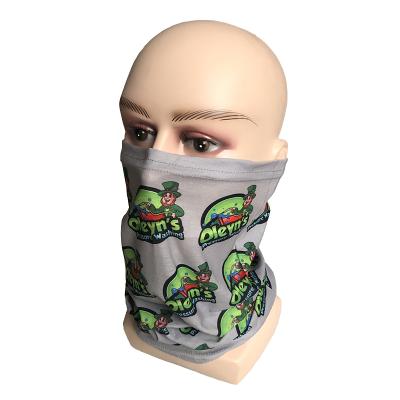 China 3D Polyester Elastic Bandana Sun Balaclava Neck Cuff Windproof 100% UV Face Mask for sale