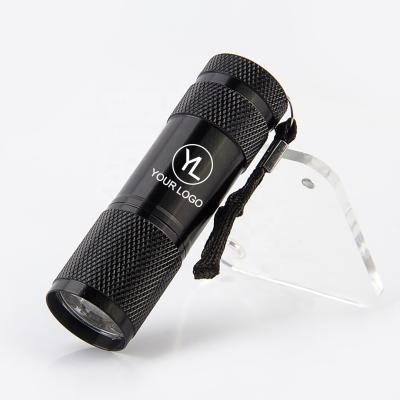 China Emergency Low MOQ Customized LOGO Cheap Pocket Strong Light Mini Aluminum LED Flashlight for sale