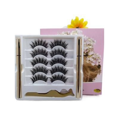 China 2021 New Arrival Natural Customize False Lashes 8D Associate Set Glue Free Magnetic Eyelashes DHL Rich Black Top XP01 for sale