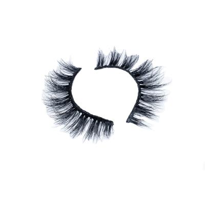 China Long Eye 13MM-18MM Natural Mink Eyelash Wholesale Price Custom Lash Packaging Box Luxury Black D146-2 for sale