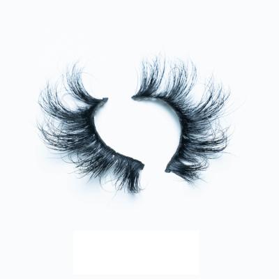 China High Quality Natural Mink Eyelashes 22mm Long Mink Eyelashes Are Very Beautiful QOO8 for sale