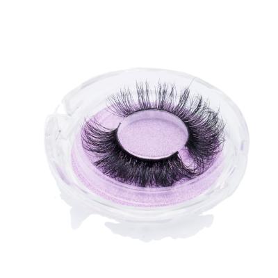 China High Quality Natural Long Mink Eyelashes 25mm 3D Mink Eyelashes for sale