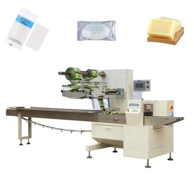 China Food Up Flow Wrapper Plastic Film Roll Soap Flow Wrapping Packaging Machine, Automatic Packaging Machine Manufacturers for sale