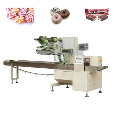 China Horizontal High Speed ​​Food Rice Cake Protein Bar TEFUDE Full Auto Wrapping Packaging Machine, Popsicle Flow Wrapping Packaging Machine for sale