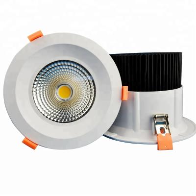 China 40w led downlight high power embedded round saa 6 8 inch 210mm cob 12w 40w 50w 60w 70w 80w led downlight for sale