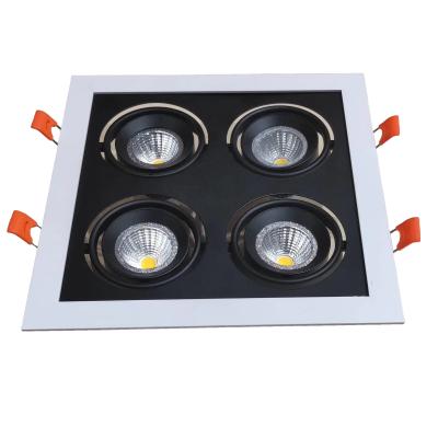 China Modern downlight Mr16 mini screw grill light downlight gu5.3 frame fitting spot gu10 lamp holder for sale