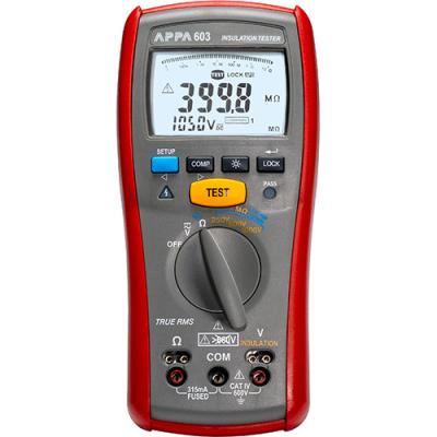 China APPA 603 Digital Multimeter Insulation Tester Digital Residual Voltage Multimeter APPA603CBAPC for sale