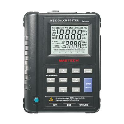 China Mastech MS5308 Residual Voltage Meter Capacitance Inductance Resistance Meter MS5308CBGLO Handheld for sale