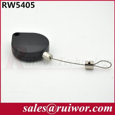 China Anti Theft Pull Box With Adjust Lasso End , Retractable Tether Security Device  for sale