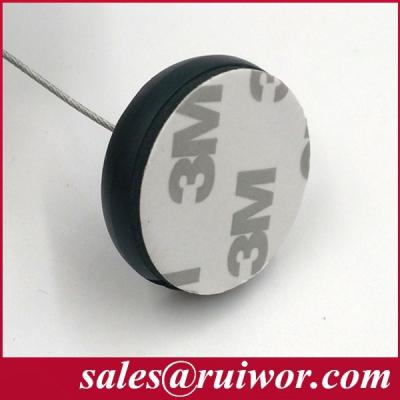 China RW0013 Round Shaped Retractable Cable Tether Connector With Plastic Adhesive  for sale