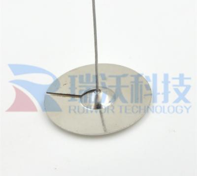 China Klebstreifen 3Ms der klebrigen Kreismetallplattenverbindungsstücke RW0018 für Sicherheits-Kabel Recoiler zu verkaufen