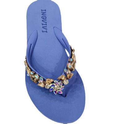 China Wholesale fashion trend Brazil detachable v shape flip flops decoration crystal shoe accessories for sandals slippers for sale