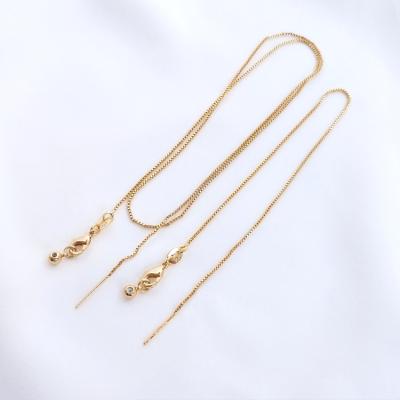 China Hot Selling Thin Layer Gold Jewelry Making Accessories Chain Present Necklace Box Decorated Chain for sale