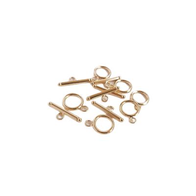 China Jump Ring Designs Buckle Bulk Gold Hgih Quality Thin Layer Gold Plating OT Buckle for sale