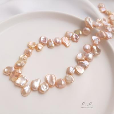 China Baroque Pearl Petal Shaped Beads Jewelry Shape Design Special Shaped Regenerated Handmade Beads for sale