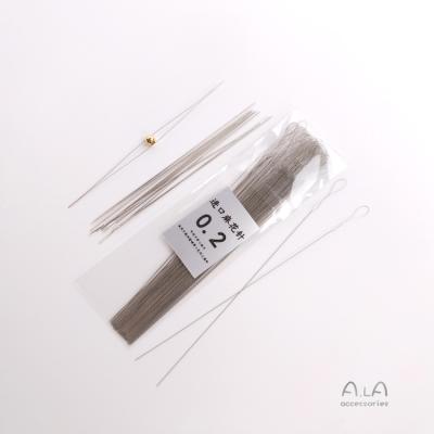 China Twist Bead Threading Handmade DIY Special Thread Stainless Steel Beading Needle Beading Needle String Tool For Extremely Fine Leads D3 for sale