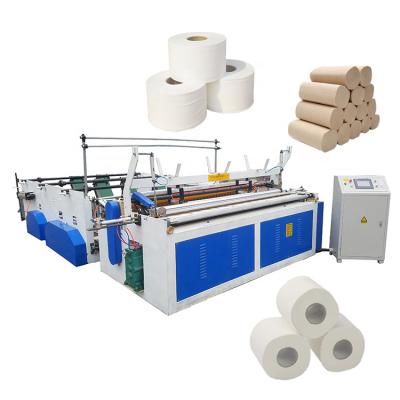 China Paper industry small business toilet paper roll making machine for toilet paper rewinding machine for sale