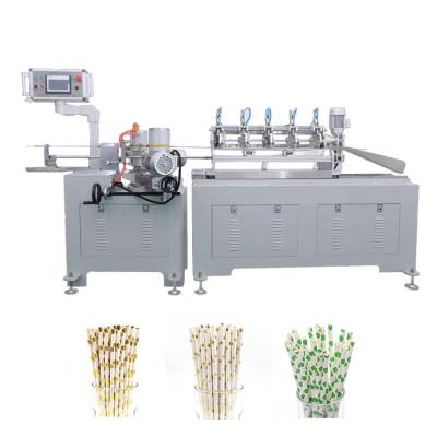 China Hotels Fuyuan Paper Straw Making Machine Belt Paper Drinking Straw Making Machine Production Line for sale