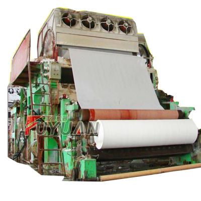 China Paper Industry Raw Material To Jumbo Roll Automatic Tissue Paper Toilet Paper Making Machine for sale