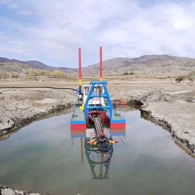 Cina Macchina di dragaggio fluviale da 12 pollici Barca da dragaggio di fango di colore bianco 16 kW in vendita