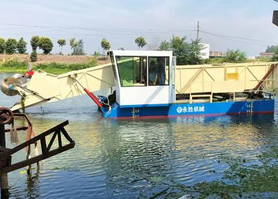 China 10 metros cúbicos 88kw Eco Harvester Aquatic Weed Harvester Para a colheita de algas aquáticas do rio à venda