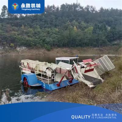 China 7 Cubic Cwater Hyacinth Harvester Machine Price Collect And Clean River Water Plants for sale