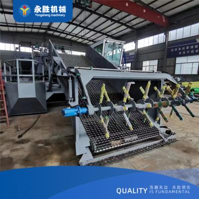 China Recogedoras acuáticas de maleza de 105 kW 9CBM totalmente automáticas para basura flotante en venta