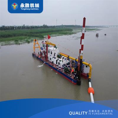 China 16kw Sand Dredging Boat With A Blue Color 1800 m3/h For River Dredging YSCSD350 for sale