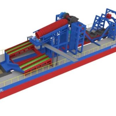 China Suriname Model 14 Inch Pipeline Gold Dredging Machine 660kW 550T for sale