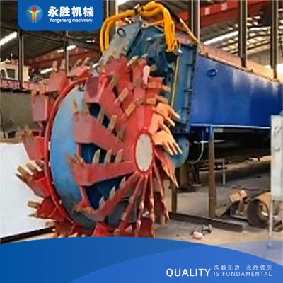 China 18inch Bucket Wheel Cutter Dredger Boat At The Seaside Can Remove 500m³ Of Silt Per Hour for sale