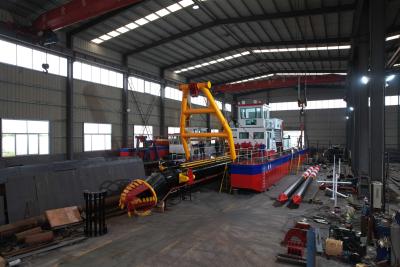 China 43 Meter Dredger Boat CCS With Rock Cutter Head And GPS Navigation for sale