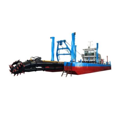 China 2000M Discharge Distance Small Sand Dredging Ship with Cutter Head 80Cbm/h for sale