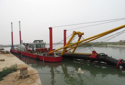 China 200mm Pipe Small Cutter Suction Dredger 80Cbm/h With 205KW Cummins Diesel Engine for sale