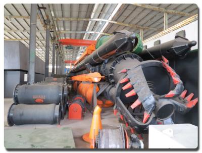 China Large 20 inch river channel sand pumping and silt removal cutter suction dredger for river channel working video for sale