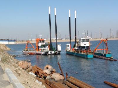 China 500 cbm/h Vaste zand- of modderdredger Spuitdredger Boot voor havendredging en modderverwijdering Te koop