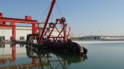 China 15m Dredging Depth Sand Mining Dredger Sand Mining Dredge Manufacturer with Spud Carriage and Anchoring Booms for sale