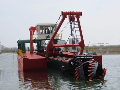 China Hydraulic Controlling Hydraulic Cutter Suction Dredger With Cummins Engine And Plc Siemens Operation Desk for sale