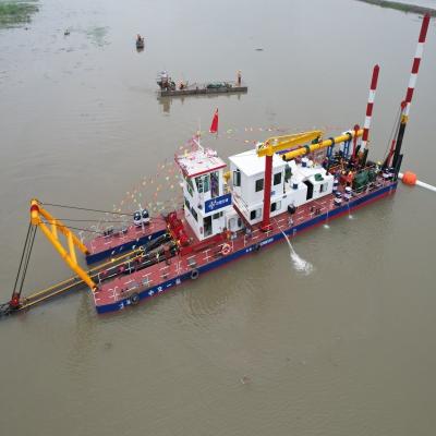 China 12 Inch Model Powerful Mud Dredging Boat For River Dredging Work for sale