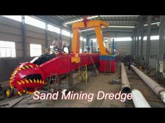 cutter suction dredge mining spud length of 14.5m and 201 kw auxiliary engine