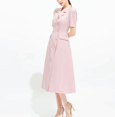 China anti-wrinkle oem custom quantitie small niche australian designer dresses women lady summer elegant dress korean dress for sale