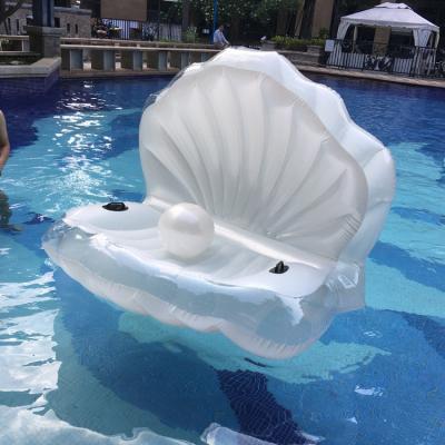 China Pool Float Colossal Sea Inflatable Shell Pool Float Raft for sale