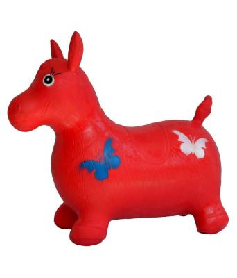 China Wholesale Colorful PVC Inflatable Toy Animal Inflatable and Bouncing Toy Wholesale Jumping Animal with Cow for Kids 2019 for sale