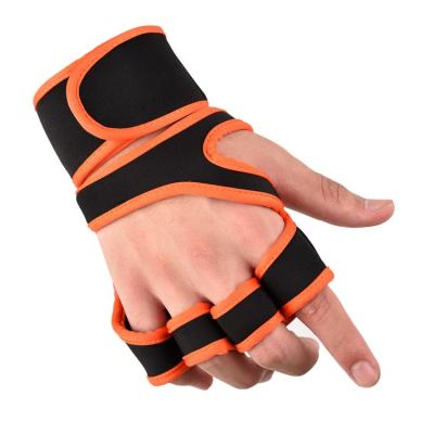 China Durable Non-slip Sports Half Finger Gym Yoga Weightlifting Bodybuilding Equipment Gloves for sale