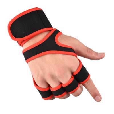 China Factory Price Durable Wholesale Gym Fitness Weightlifting Gloves Bodybuilding Workout Wrist Gloves for sale