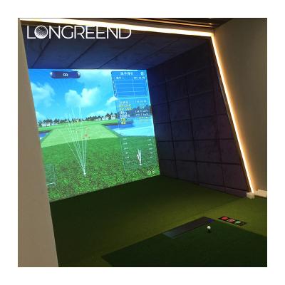 China LONGREEND Indoor Golf Remote Tips To Install Indoor Simulated Golf Customized Size for sale